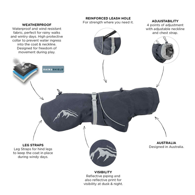 Huskimo Peak Raincoat Thunderstorm