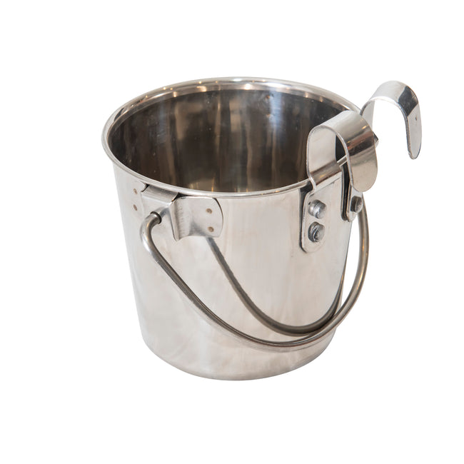 Flat Sided Bucket with Hooks