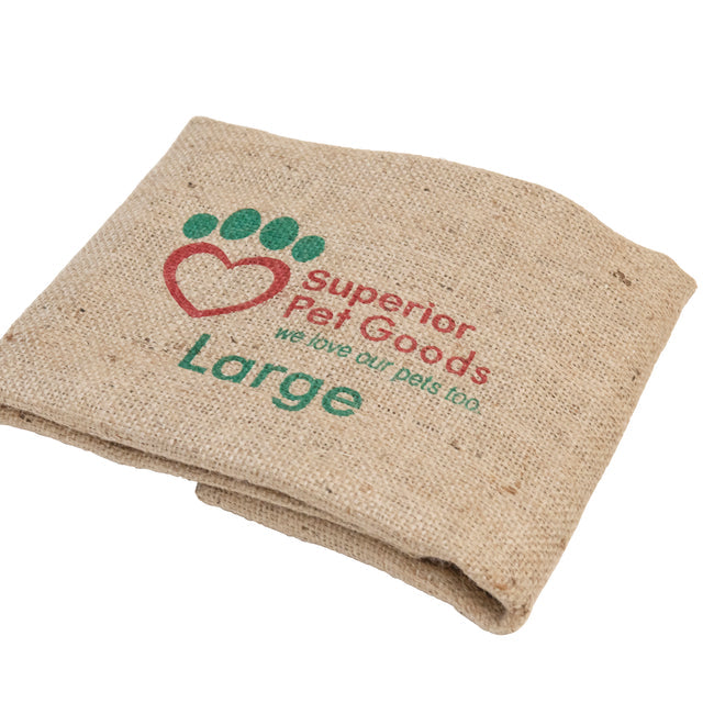 Hessian Bed Replacement Cover with Velcro tabs