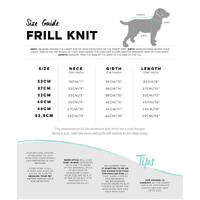 Huskimo Jumper Frill Knit Tiffany Blue