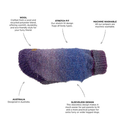 Huskimo Jumper Mohair Dusky Twilight