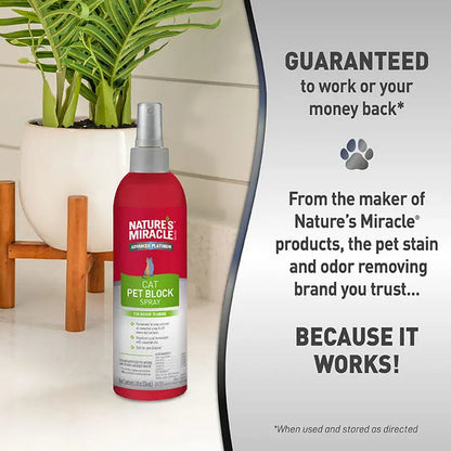 Natures Miracle Cat Pet Block Spray 236ml